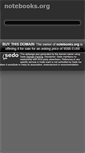Mobile Screenshot of notebooks.org